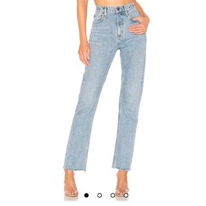 REVOLVE Agolde Cherie high rise straight s25 NWOT